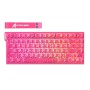 Клавиатура проводная Attack Shark R82 HE (R82 HE Pink Contour) розовый