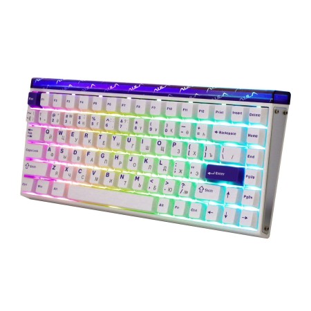 Клавиатура проводная AULA HERO 84 HE белый