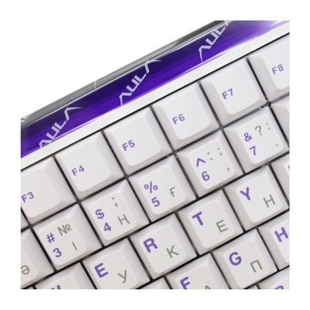 Клавиатура проводная AULA HERO 84 HE белый