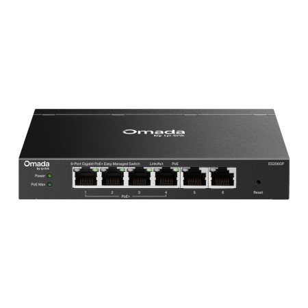 Коммутатор TP-Link Omada ES206GP черный