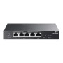 Коммутатор TP-Link TL-SG1005P-PD черный