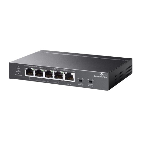 Коммутатор TP-Link TL-SG1005P-PD черный