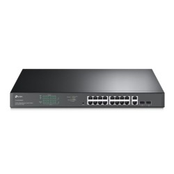 Коммутатор TP-Link Easy Smart TL-SG1218MPE черный