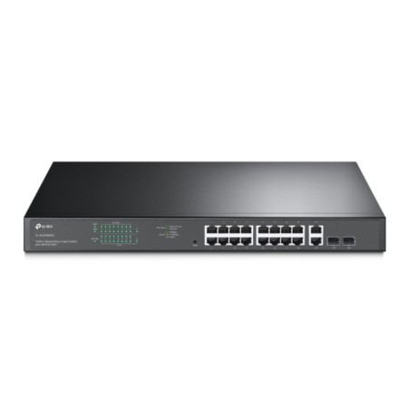 Коммутатор TP-Link Easy Smart TL-SG1218MPE черный