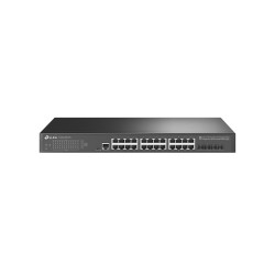 Коммутатор TP-Link Omada TL-SG3428X-UPS черный