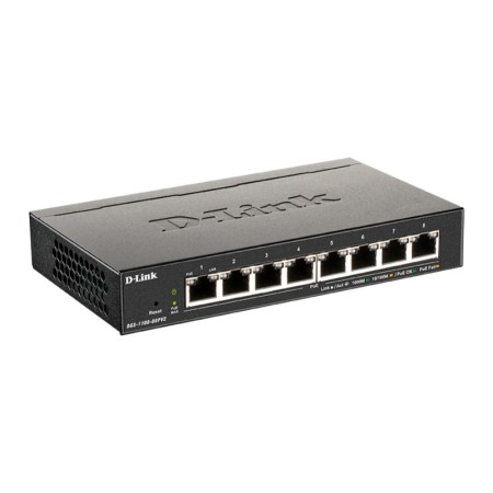 Коммутатор D-Link DGS-1100-08PV2 (DGS-1100-08PV2/A4A) черный