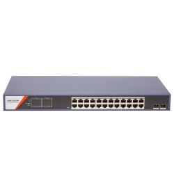 Коммутатор Hikvision DS-3E1526P-SI-24P2F синий