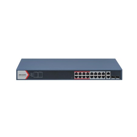 Коммутатор Hikvision DS-3E1318P-EI(B) синий