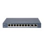 Коммутатор Hikvision DS-3E1310P-EI(B) синий