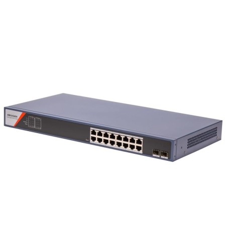 Коммутатор Hikvision DS-3E1518P-SI-16P2F синий