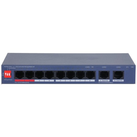 Коммутатор Dahua CS4010-8ET2GT-110 (DH-CS4010-8ET2GT-110) синий