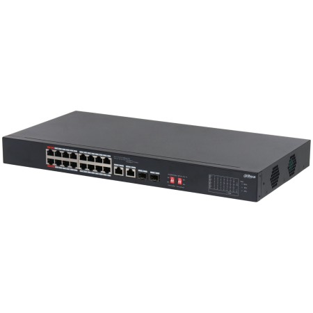 Коммутатор Dahua S3218-16ET-135 (DH-S3218-16ET-135) черный