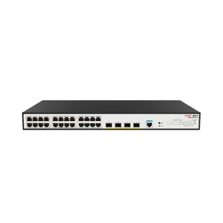 Коммутатор H3C Aolynk US300-24G4F-HP черный