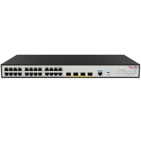 Коммутатор H3C Aolynk US300-24G4F-HP черный