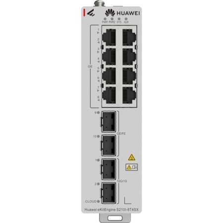 Коммутатор Huawei eKitEngine S210I-8T4SX (98012931) серый