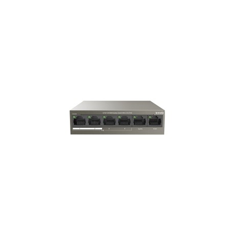 Коммутатор Tenda TEF1106P-4-63W коричневый