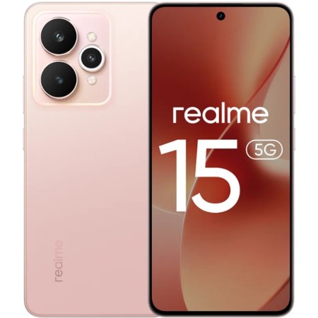 Смартфон Realme 15 5G 12 ГБ/512 ГБ розовый (Silk Pink)