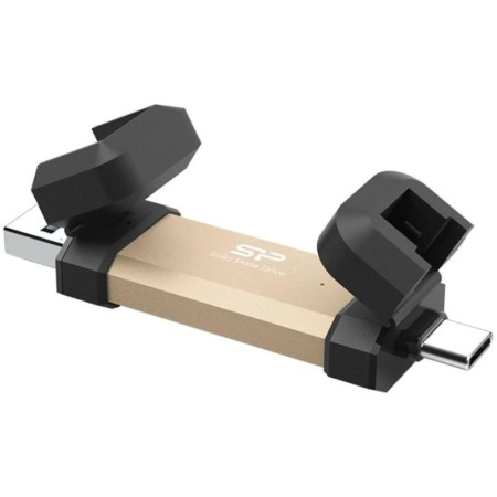 500 ГБ Внешний SSD диск Silicon Power DS72 (SP500GBUC3S72V1G) золотистый
