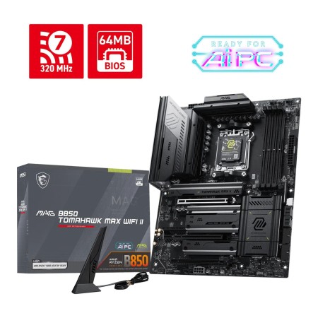 Материнская плата MSI MAG B850 TOMAHAWK MAX WIFI II черный