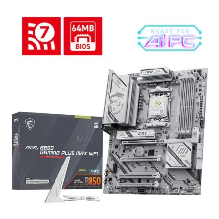 Материнская плата MSI MAG B850 GAMING PLUS MAX WIFI черный