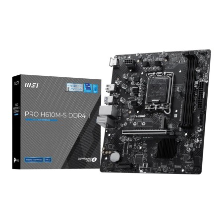 Материнская плата MSI PRO H610M-S DDR4 II черный