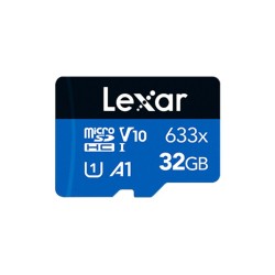 32 ГБ Карта памяти Lexar High-Performance 633x microSDHC (LMS0633032G-BNNNG) синий