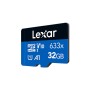 32 ГБ Карта памяти Lexar High-Performance 633x microSDHC (LMS0633032G-BNNNG) синий
