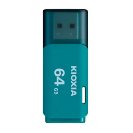 64 ГБ USB Флеш-накопитель KIOXIA Hayabusa U202 AQUA - RETAIL (LU202L064GG4) голубой